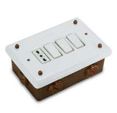 Art. 98 Rocker Switch/Outlet Combination